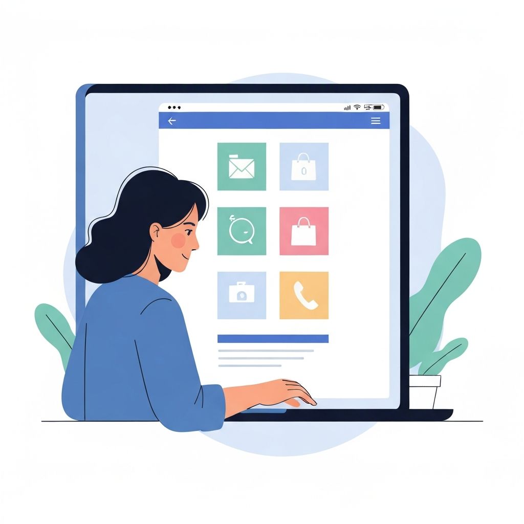 Emprendedor usando ShopyMax